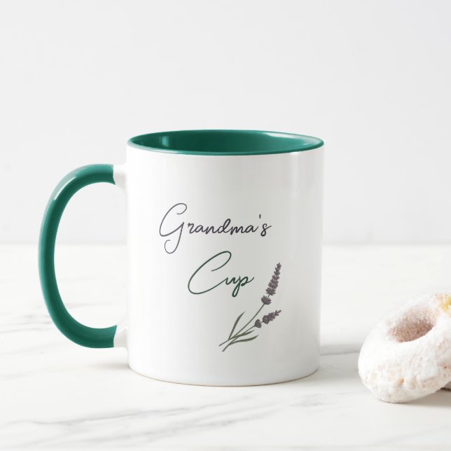 Mormors kopp Lavendel-mugg (Med munk)