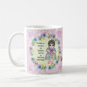 Mormors lilla flicka kaffemugg
