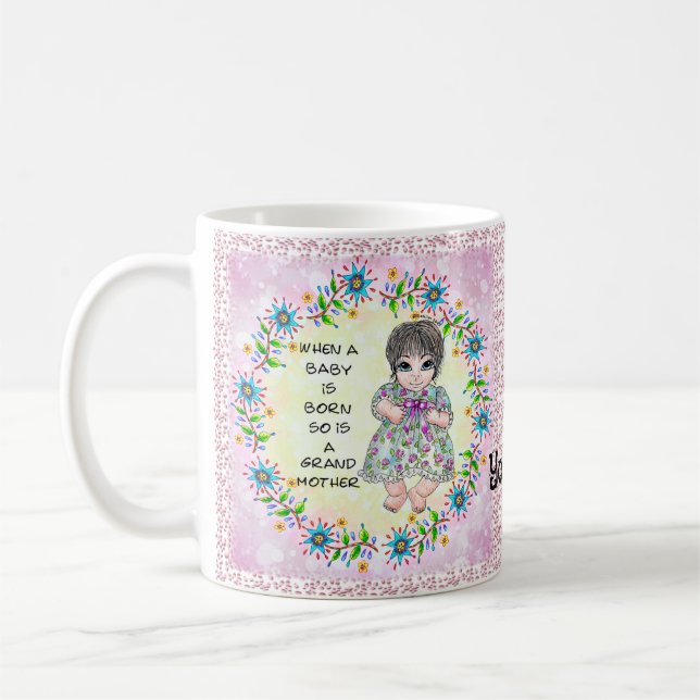 Mormors lilla flicka   kaffemugg (Vänster)