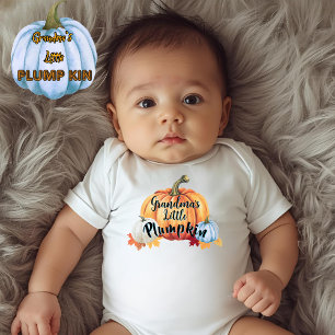 Mormors lilla pumpa Rolig typografi Vit T Shirt