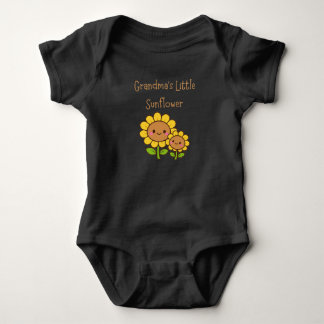 Mormors lilla solros-grafik t shirt