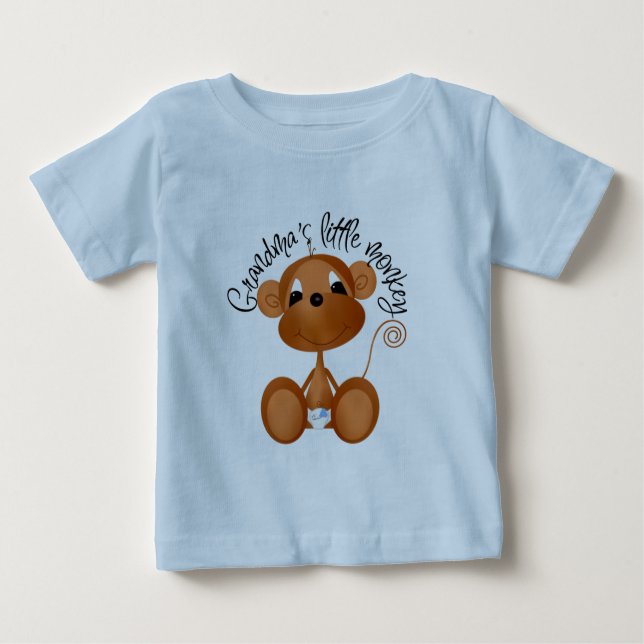 Mormor's Little Monkey - Boy Tshirts and Gifts (Framsida)