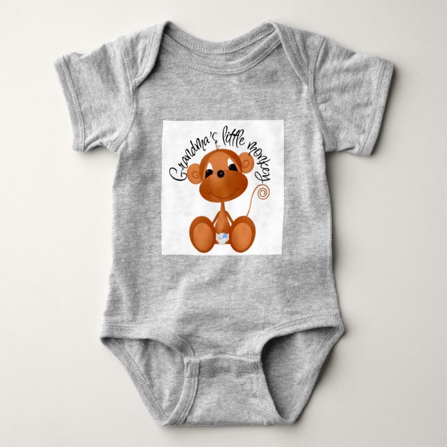 Mormor's Little Monkey - Boy Tshirts and Gifts (Framsida)