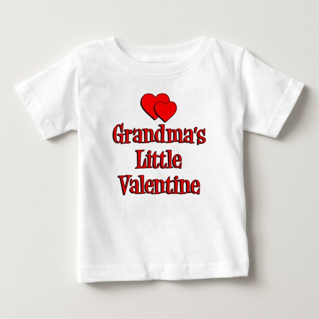 Mormor's Little Valentine T Shirt (Framsida)