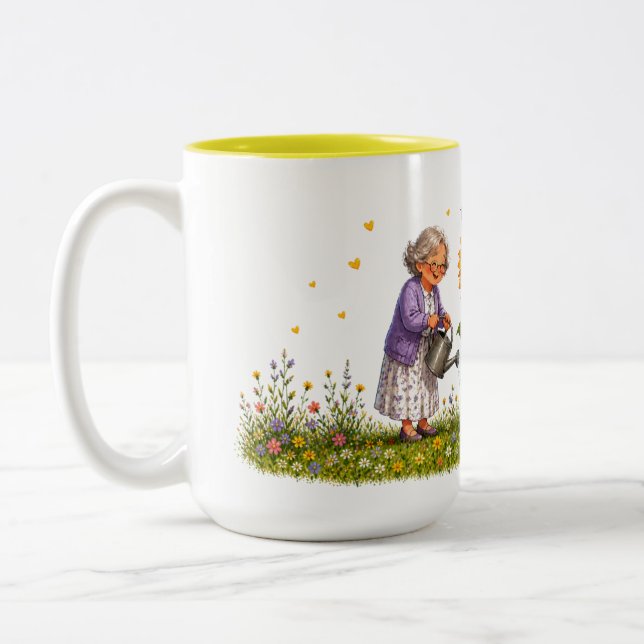 Mormors och morfars lilla solskens kaffemugg (Vänster)