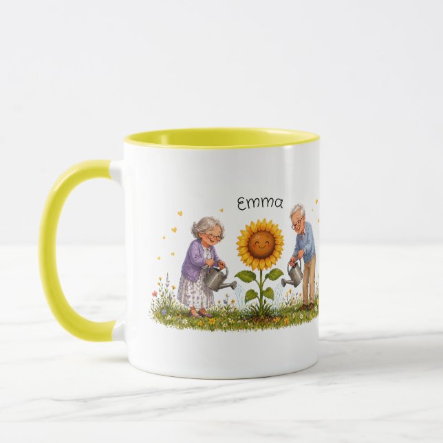 Mormors och morfars lilla solskens kaffemugg (Vänster)