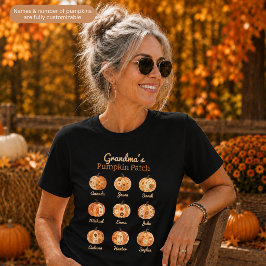 Mormors pumpafält anpassningsbar t shirt