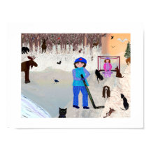 Mormors spel LeeMarie's kreativa designaffisch