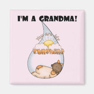 Mormor's Sunshine-African American Girl Magnet