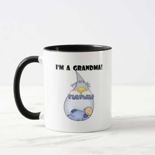Mormor's Sunshine-Boy T-shirts and Gifts Mugg (Vänster)