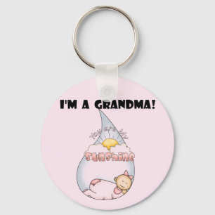 Mormor's Sunshine - Girl Tshirts and Gifts Nyckelring