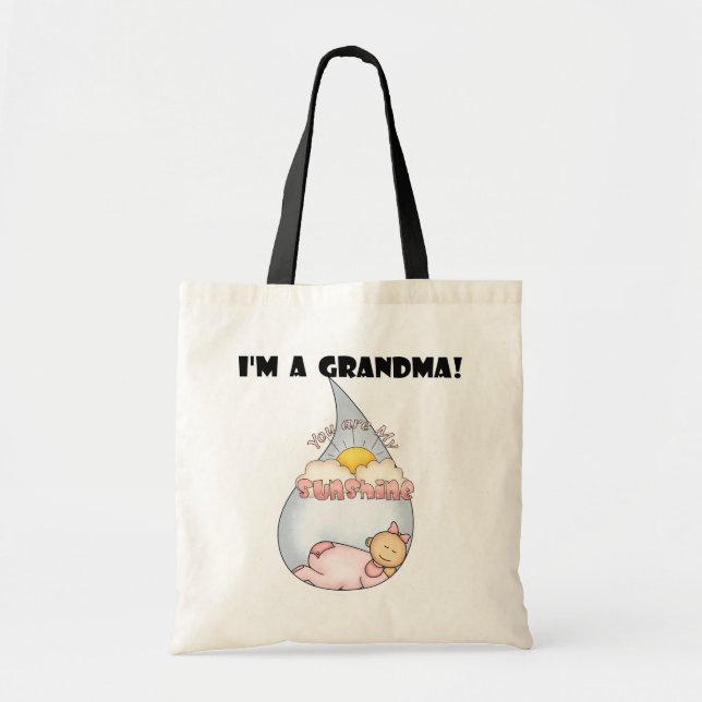 Mormor's Sunshine - Girl Tshirts and Gifts Tygkasse (Framsidan)