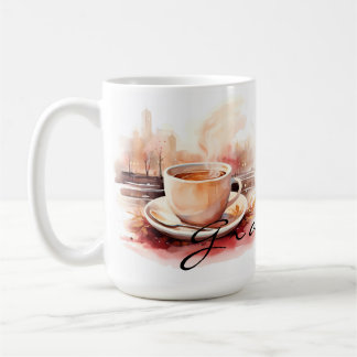 Mormors tekopp | Anpassat namn & mysig design Kaffemugg