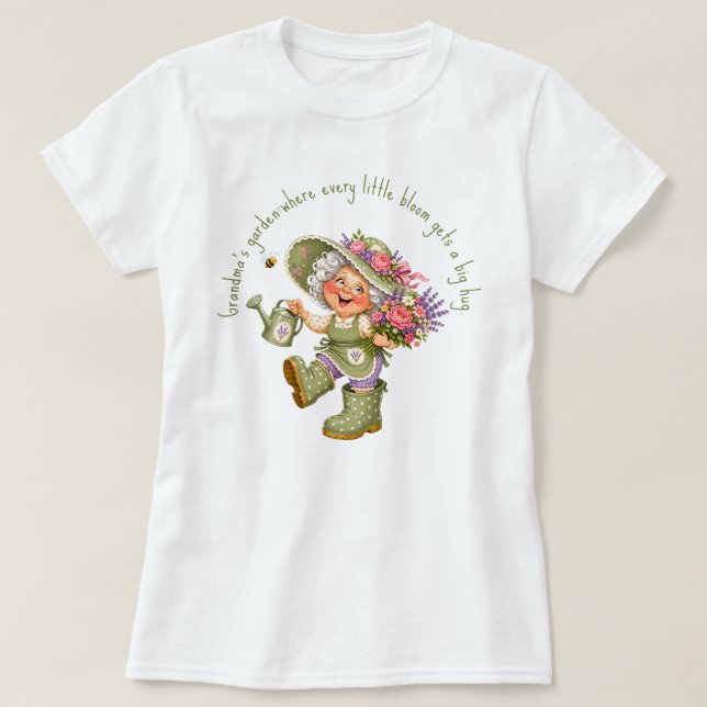 Mormors Trädgård T Shirt (Design framsida)