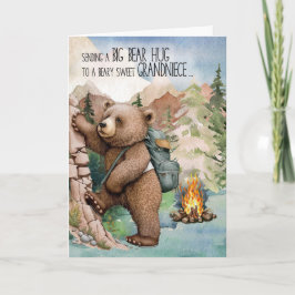 Morniece Big Bear Hug Away vid sommarlägret Kort