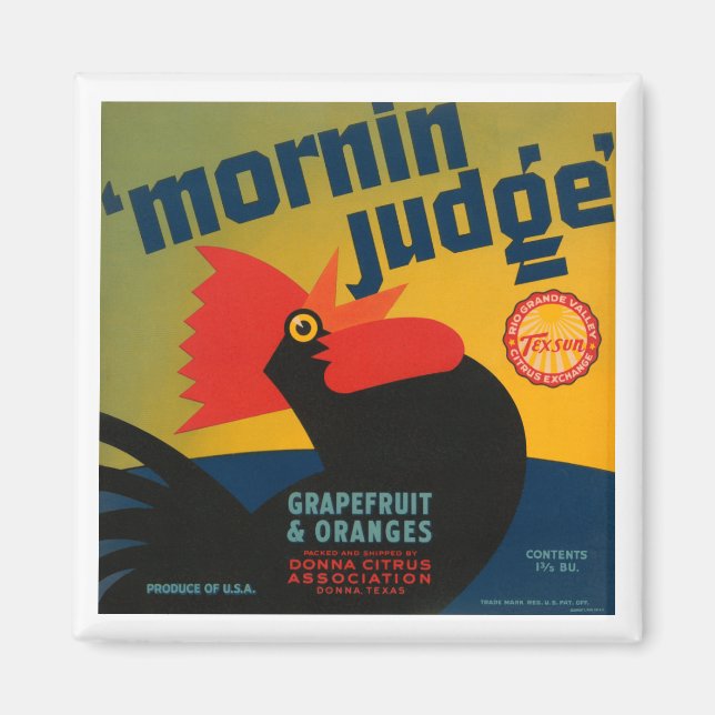 Mornin Domare Magnet (Framsidan)