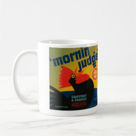 Mornin domaregrapefrukt och orangar kaffemugg