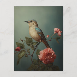 Morning Blue Bird  Vykort