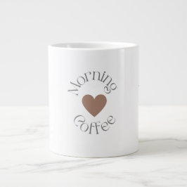 Morning Coffee, Cozy Coffee Lover Gift Jumbo Mugg