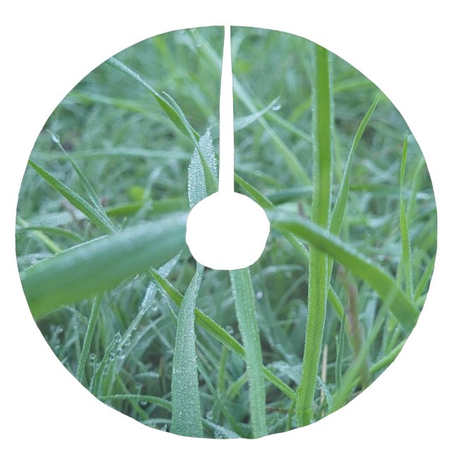 morning dew julgransmatta borstad polyester (Framsidan)