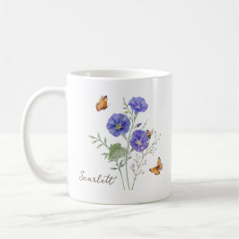 Morning Glory Birth Month Flower Kaffemugg