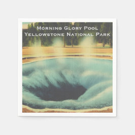 Morning Glory Pool, Yellowstone National Park Pappersservett
