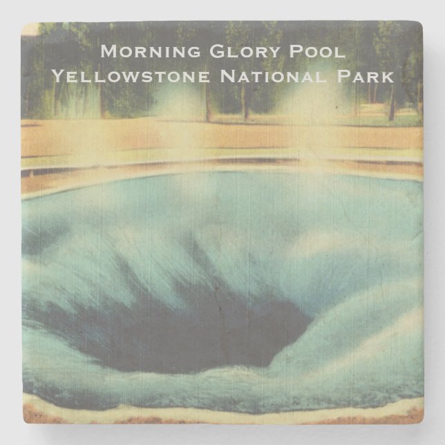 Morning Glory Pool, Yellowstone National Park Stenunderlägg (Framsidan)