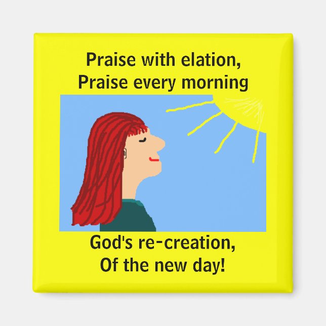 MORNING HAR BROKEN - magnet (Framsidan)