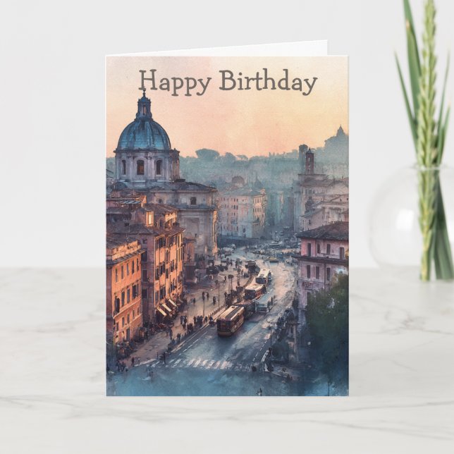 Morning in Rome Kort (Framsida)