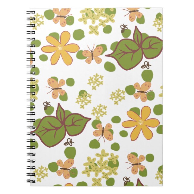 Morning in the Garden Anteckningsbok (Framsidan)