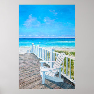 Morning Light Beach Art Print - Just Dahl Poster