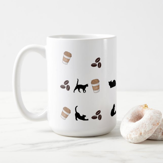 Morning Purrfection Cup Kaffemugg (Med munk)