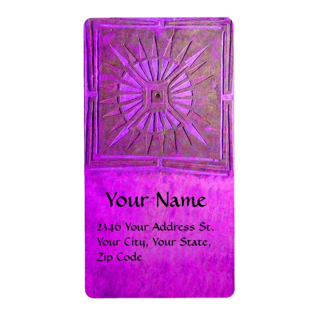 MORNING STAR,lila,brun violett Fraktsedel (Framsidan)