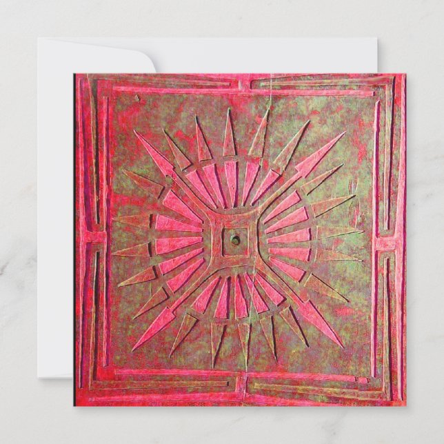 MORNING STAR, ljusröd Meddelande (Framsida)