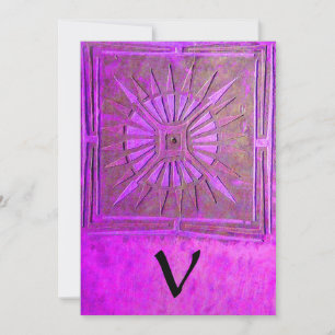 MORNING STAR MONOGRAM , briljant lila violett Meddelande