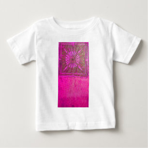 MORNING STAR Rosa,Fuchsia Black, Monogram T Shirt