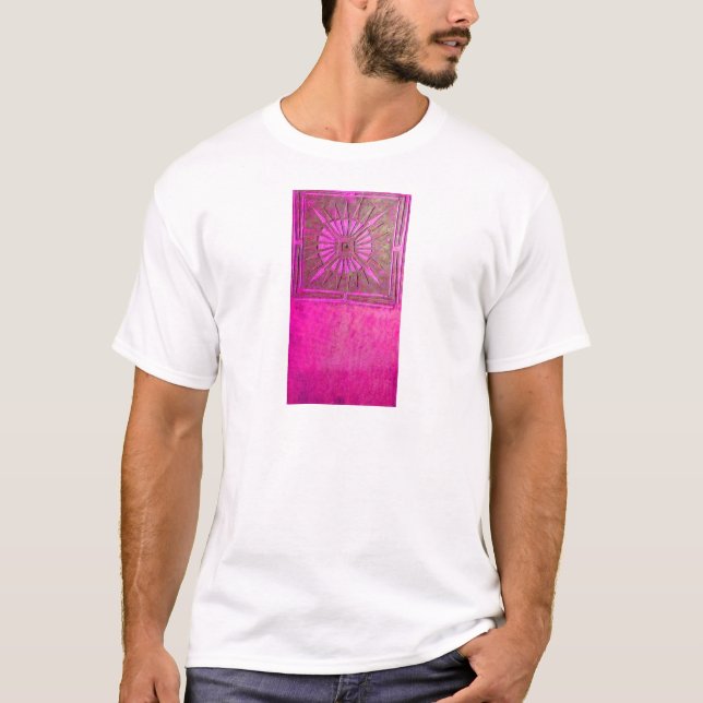 MORNING STAR Rosa,Fuchsia Black, Monogram Tröja (Framsida)