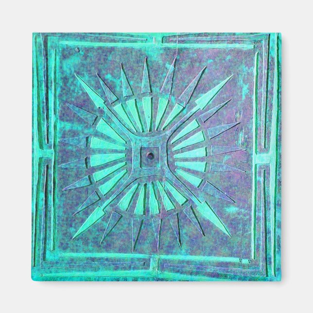MORNING STAR,Turquase Blue-Grönt,Teal Magnet (Framsidan)