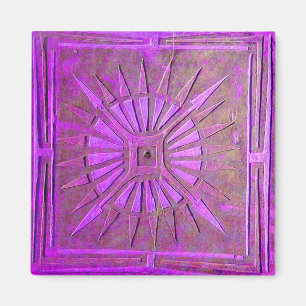 MORNING STAR,violet lila Magnet