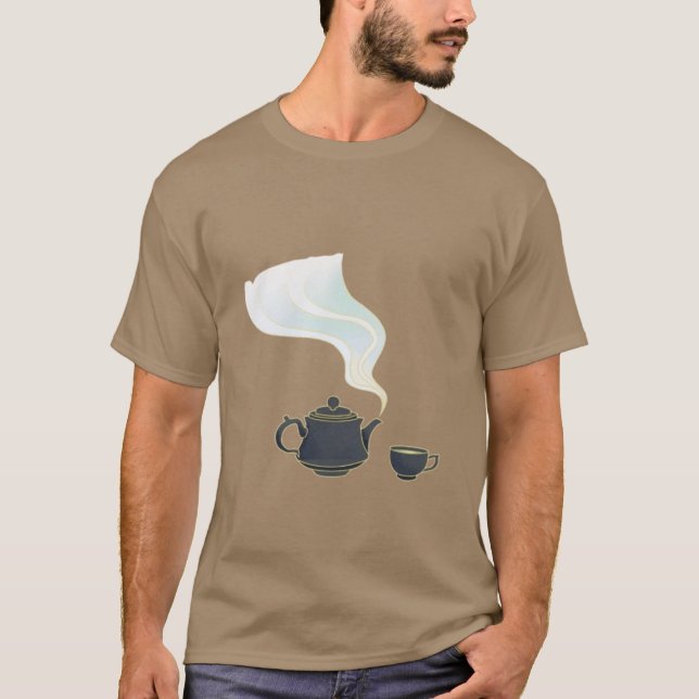 Morning Tea Vibes Tee – Cute Cup & Jug Design (Framsida)