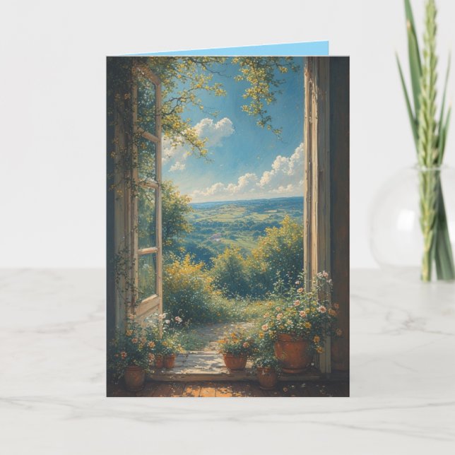 Morning View from the patio Kort (Framsida)