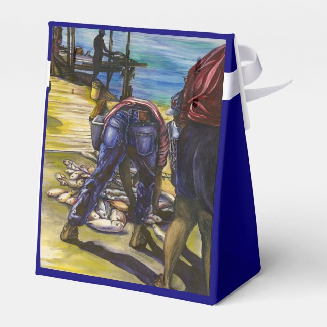 Morning's Catch, Harbor Island Presentaskar (Baksidan Sidan)