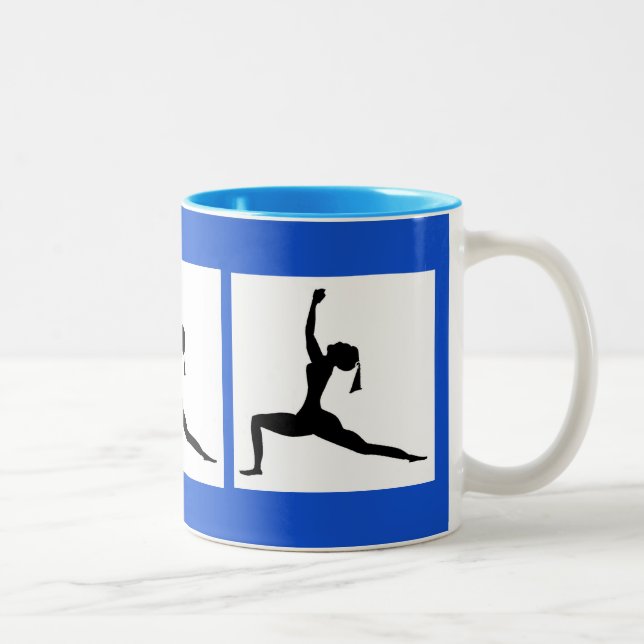 Mornings Yoga Två-Tonad Mugg (Höger)