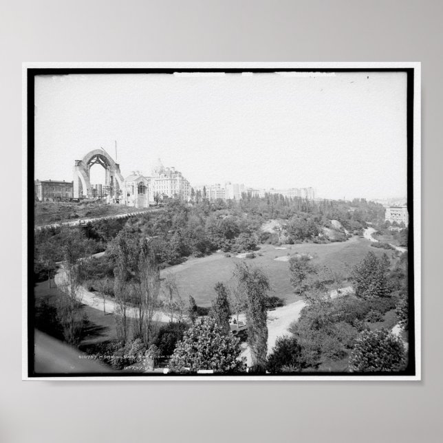 Morningside Park, New York C1904, Vintage Poster (Framsidan)