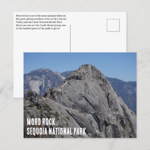 Moro Rock Sequoia nationalpark Vykort