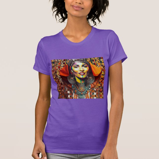 Moroccan Amazigh Beauty V3 T Shirt (Framsida)