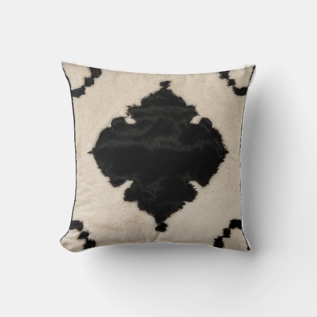 Moroccan Bliss: Black and White Kilim Pillows Kudde (Framsida)