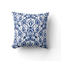 Moroccan Blue Casbah Damask