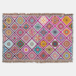 Moroccan Bohemian Mandala Tiles Filt