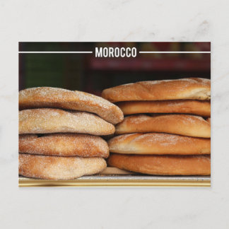 Moroccan Bread - Khobz Kesra, Marocko Vykort